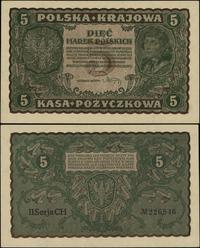 5 marek polskich 23.08.1919, seria II-CH, numera