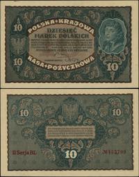 10 marek polskich 23.08.1919, seria II-BL, numer
