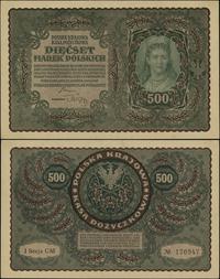 500 marek polskich 23.08.1919, seria I-CM, numer