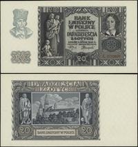 20 złotych 1.03.1940, seria L, numeracja 3772820