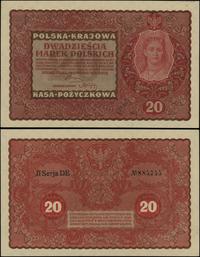 20 marek polskich 23.08.1919, seria II-DE, numer