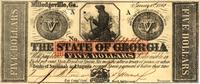5 dolarów 15.01.1862, The State of Georgia, Pick