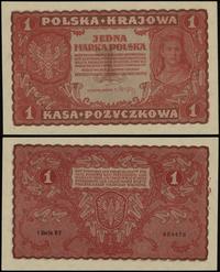 1 marka polska 23.08.1919, seria I-BT, numeracja