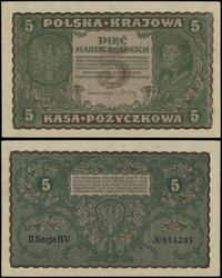 5 marek polskich 23.08.1919, seria II-BV, numera