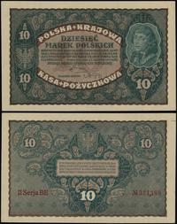 10 marek polskich 23.08.1919, seria II-BE, numer