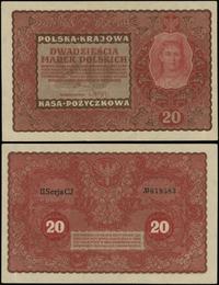 20 marek polskich 23.08.1919, seria II-CJ, numer