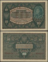10 marek polskich 23.08.1919, seria II-CA, numer