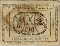 10 groszy 13.08.1794, Miłczak A9