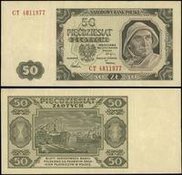 50 złotych 1.07.1948, seria CT, numeracja 481197