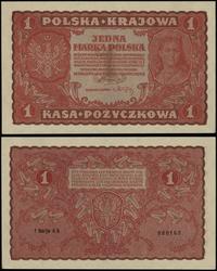 1 marka polska 23.08.1919, seria I-AS, numeracja