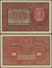 20 marek polskich 23.08.1919, seria II-BA, numer