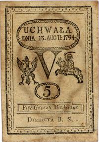 5 groszy 13.08.1794, Miłczak A8