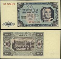 20 złotych 1.07.1948, seria HT, numeracja 841837