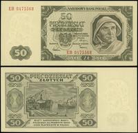 50 złotych 1.07.1948, seria EB, numeracja 047556