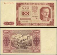 100 złotych 1.07.1948, seria DL, numeracja 03109