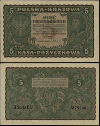5 marek polskich 23.08.1919, seria II-BU, numera