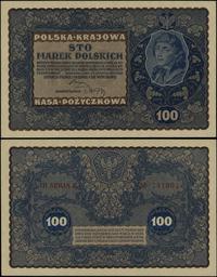 100 marek polskich 23.08.1919, seria IH-K, numer