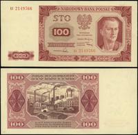 100 złotych 1.07.1948, seria EJ, numeracja 21495