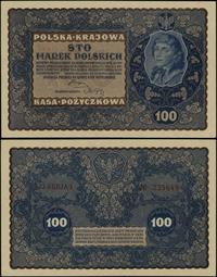 100 marek polskich 23.08.1919, seria IJ-I, numer
