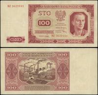 100 złotych 1.07.1948, seria BZ, numeracja 36291