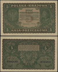 5 marek polskich 23.08.1919, seria II-AS, numera