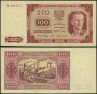 100 złotych 1.07.1948, seria IM, numeracja 08842