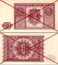 1 złoty 15.05.1946, SPECIMEN, Miłczak 123
