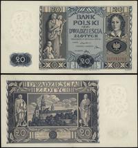 20 złotych 11.11.1936, seria BX, numeracja 77937