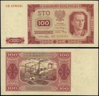 100 złotych 1.07.1948, seria GB, numeracja 65965