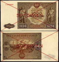 1.000 złotych 15.01.1946, SPECIMEN, seria A12345