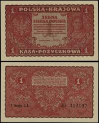 1 marka polska 23.08.1919, seria I-LL, numeracja