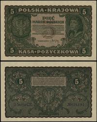 5 marek polskich 23.08.1919, seria II-CZ, numera