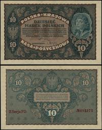 10 marek polskich 23.08.1919, seria II-FD, numer