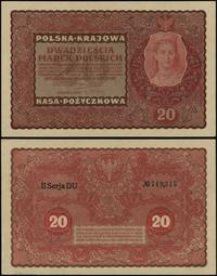 20 marek polskich 23.08.1919, seria II-DU, numer
