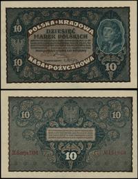 10 marek polskich 23.08.1919, seria II-DM, numer