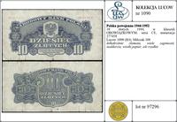 Polska, 10 złotych, 1944