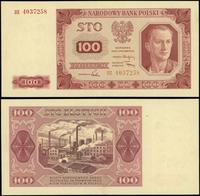 100 złotych 1.07.1948, seria DZ, numeracja 40372