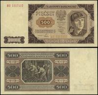 500 złotych 1.07.1948, seria BU, numeracja 53171