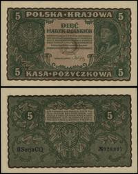 5 marek polskich 23.08.1919, seria II-CQ, numera