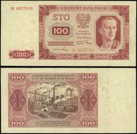 100 złotych 1.07.1948, seria EH, numeracja 63578