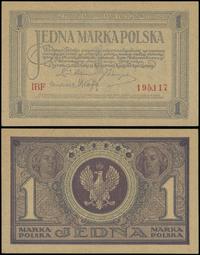 1 marka polska 17.05.1919, seria IBF, numeracja 