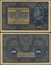 100 marek polskich 23.08.1919, seria IJ-O, numer