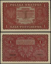1 marka polska 23.08.1919, seria I-AW, numeracja