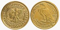 100 złotych 1998, Warszawa, Orzeł bielik, złoto 