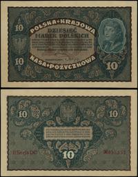 10 marek polskich 23.08.1919, seria II-DC, numer