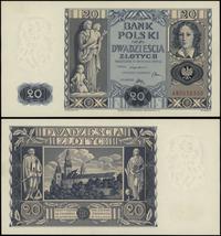 20 złotych 11.11.1936, seria AN, numeracja 50283