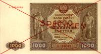 1.000 złotych- SPECIMEN 15.01.1946, seria A. 123