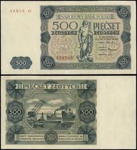500 złotych 15.07.1947, seria O, numeracja 22650