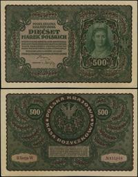 500 marek polskich 23.08.1919, seria II-W, numer