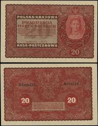 20 marek polskich 23.08.1919, seria II-CO, numer